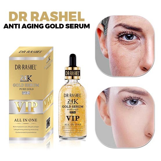 DR.RASHEL Face Care Anti Aging 24K Gold Serum VIP ALL IN ONE DRL1427