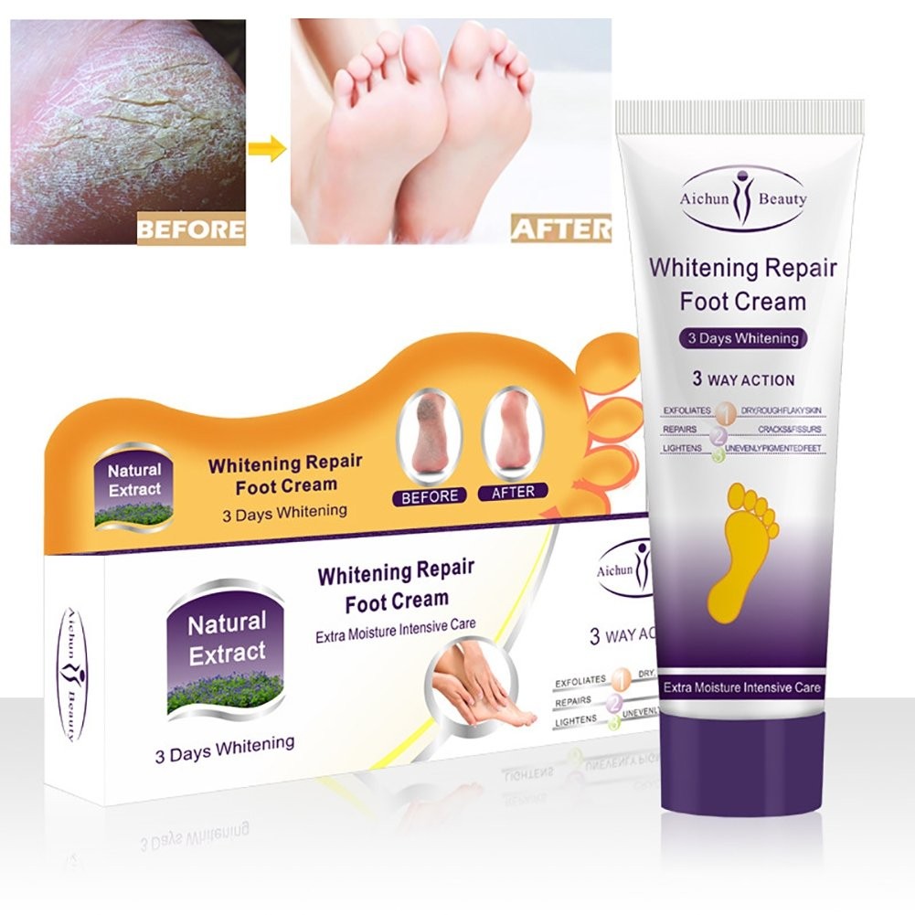 Aichun Beauty Whitening Repair Foot Cream Extra Moisture Collagen