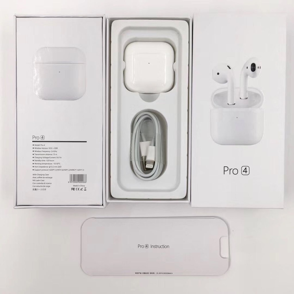 Airpods Pro 4 High Quality sounds | Auramart.lk