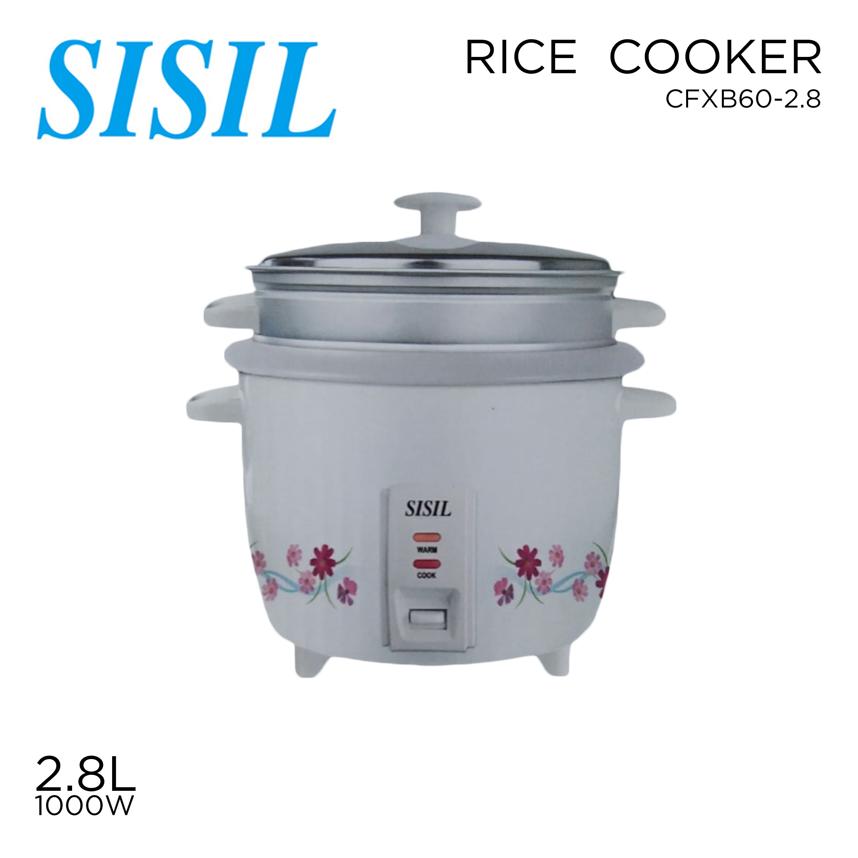 Rice Cooker CFXB602.8 With 1 Year Singer Warranty Auramart.lk