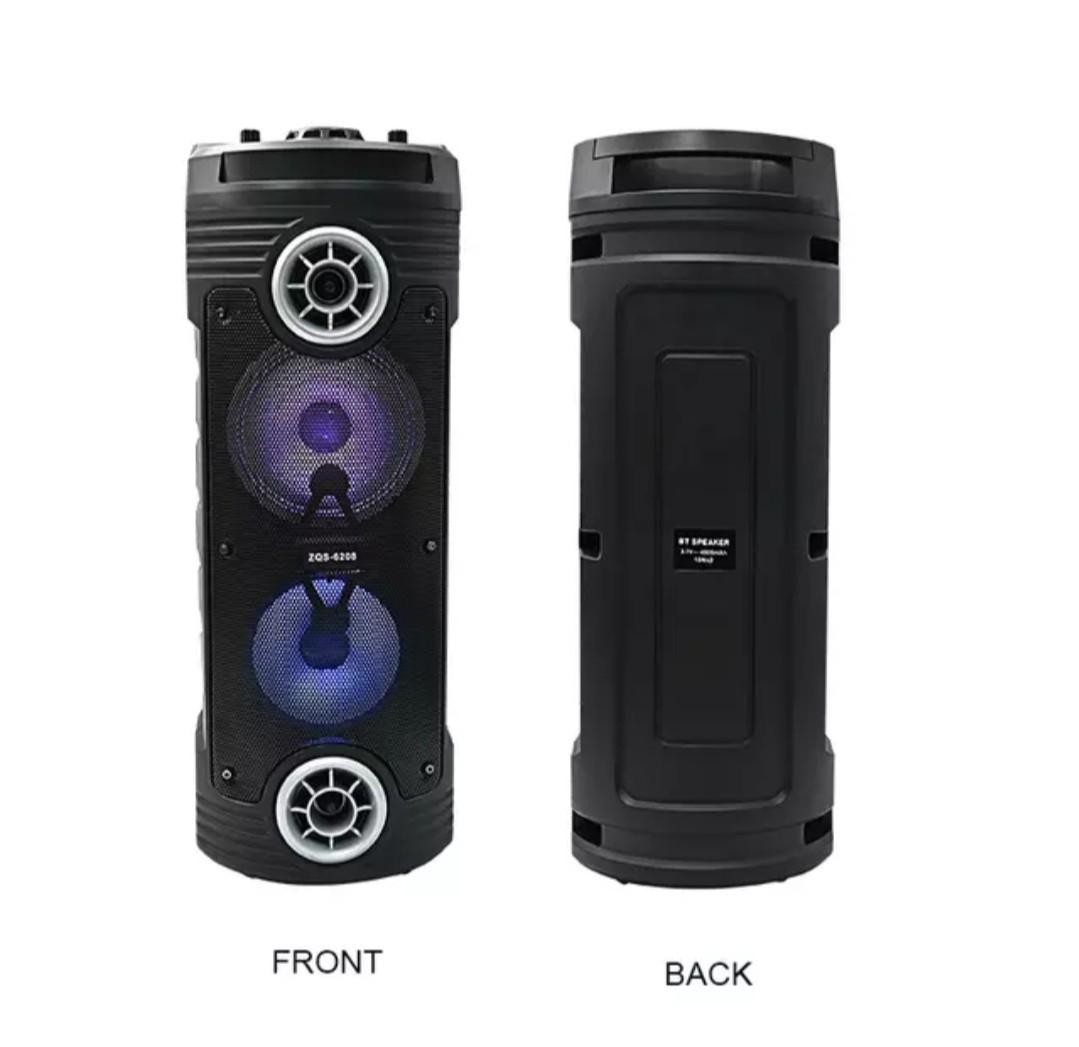 ZQS-6208 Supper Bass Wireless Bluetooth Speaker with Free Mic | onide.lk