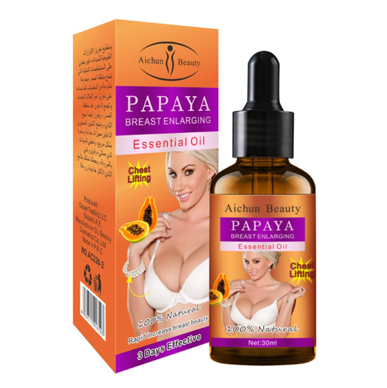 Aichun Beauty Natural Papaya Breast enlarging Lifting - firm Enlargement Enlarging - Essential Oil 30ml