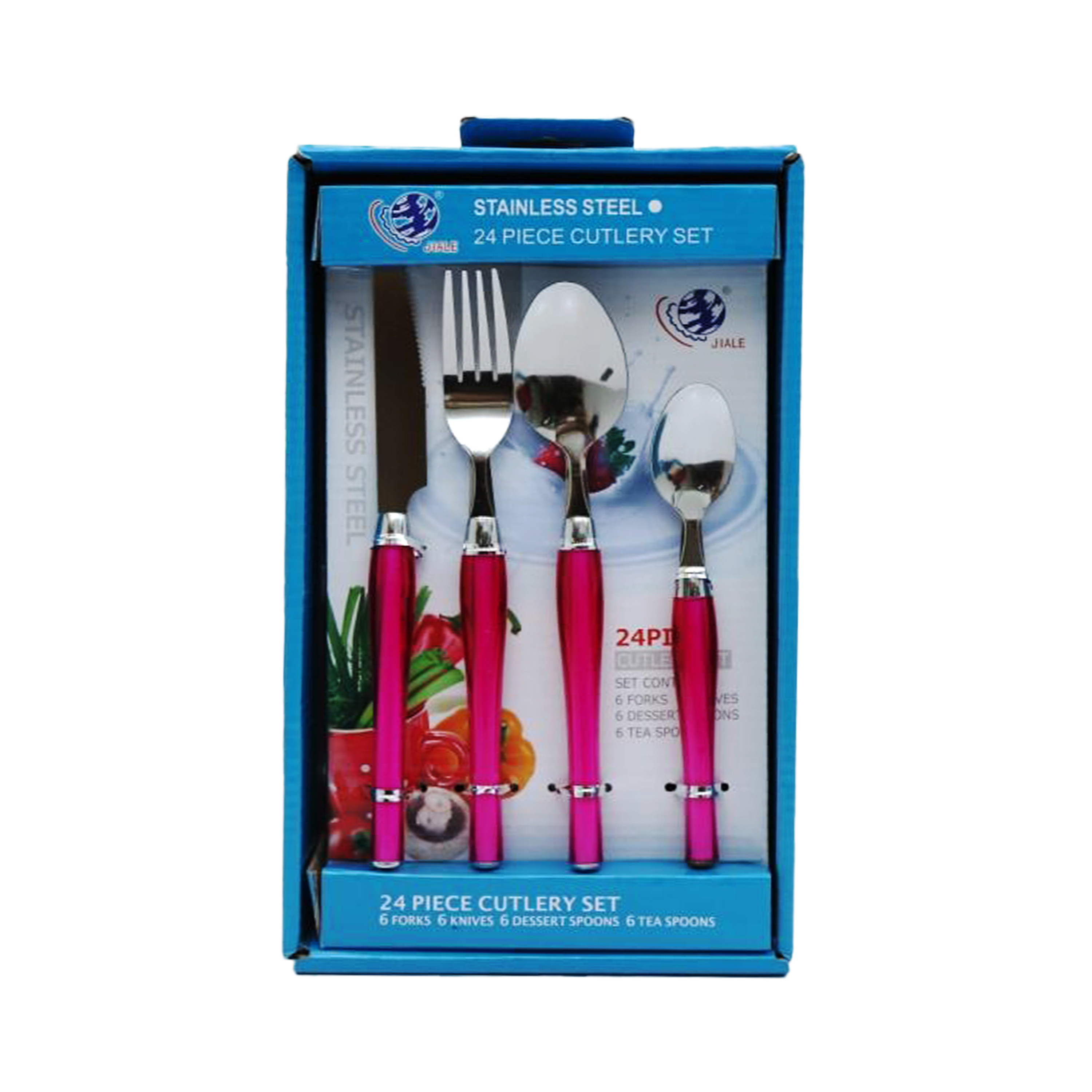 Cutlery Set (24 Piece Set) Auramart.lk