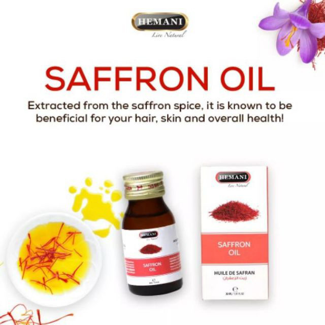 Hemani Saffron Oil 30ML onide.lk
