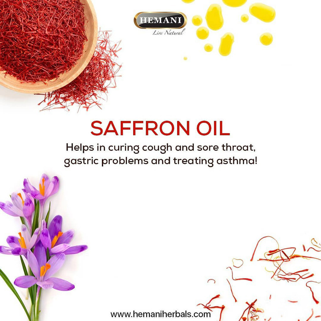 Hemani Saffron Oil 30ML Auramart.lk