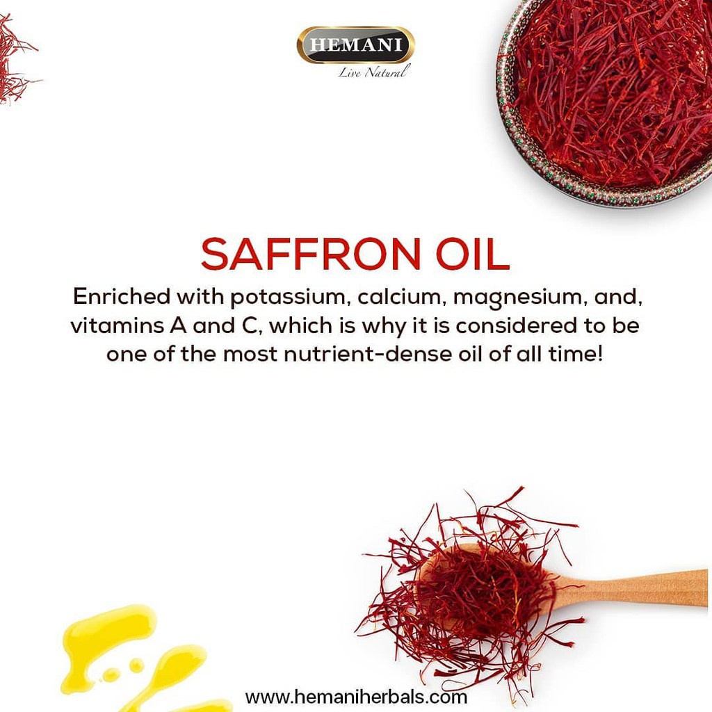 Hemani Saffron Oil 30ML onide.lk