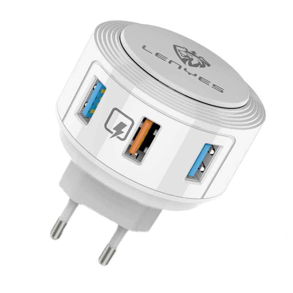 Lenyes Fast Charging Plug Adapter Auramart.lk