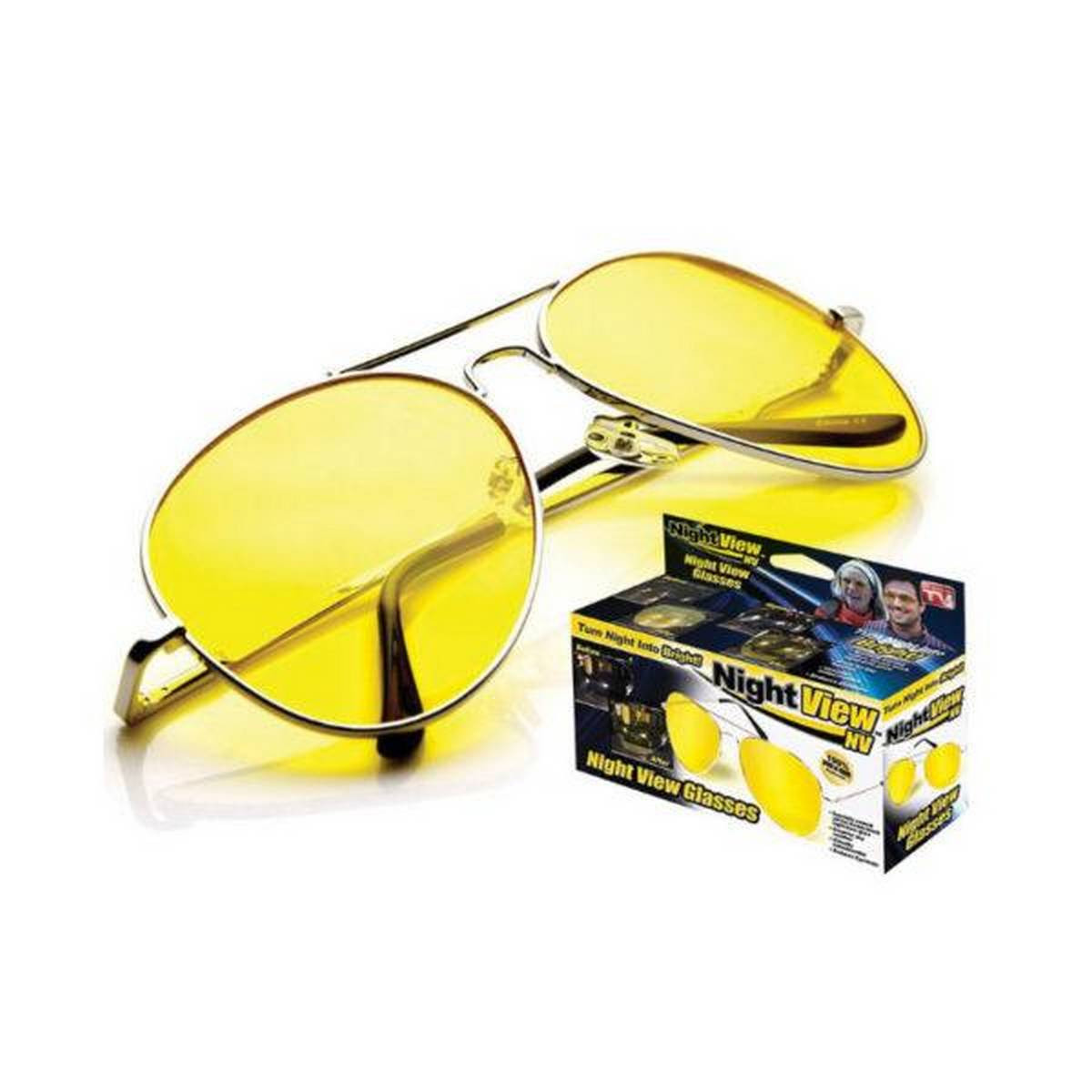 Yellow Lens Anti Glare Vision HD Night Driving Glasses Polarized Tinted