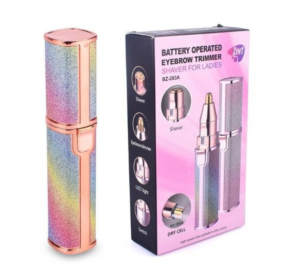 2 In 1 Rechargeable Eyebrow Trimmer & Facial Hair Removal CF001B