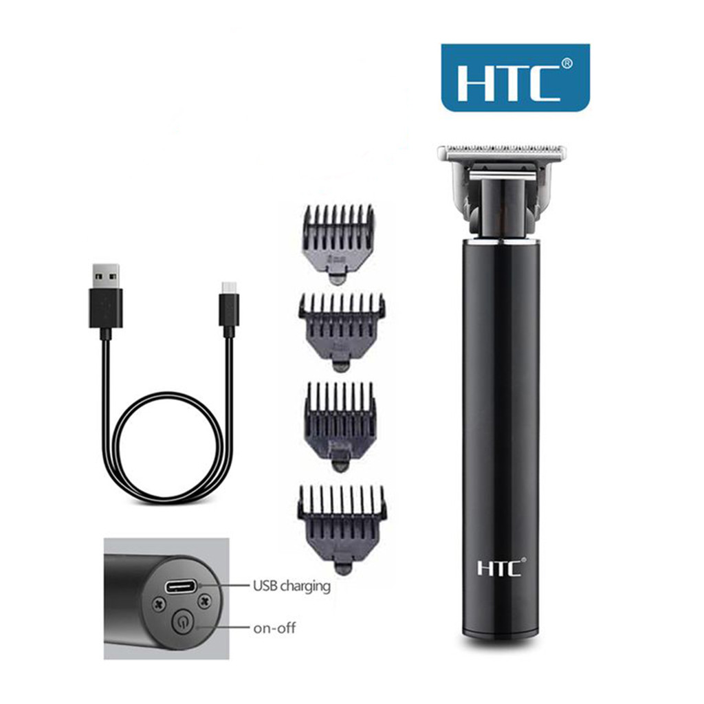 HTC AT115 Electric Hair clipper Men USB Cordless Professional Hair